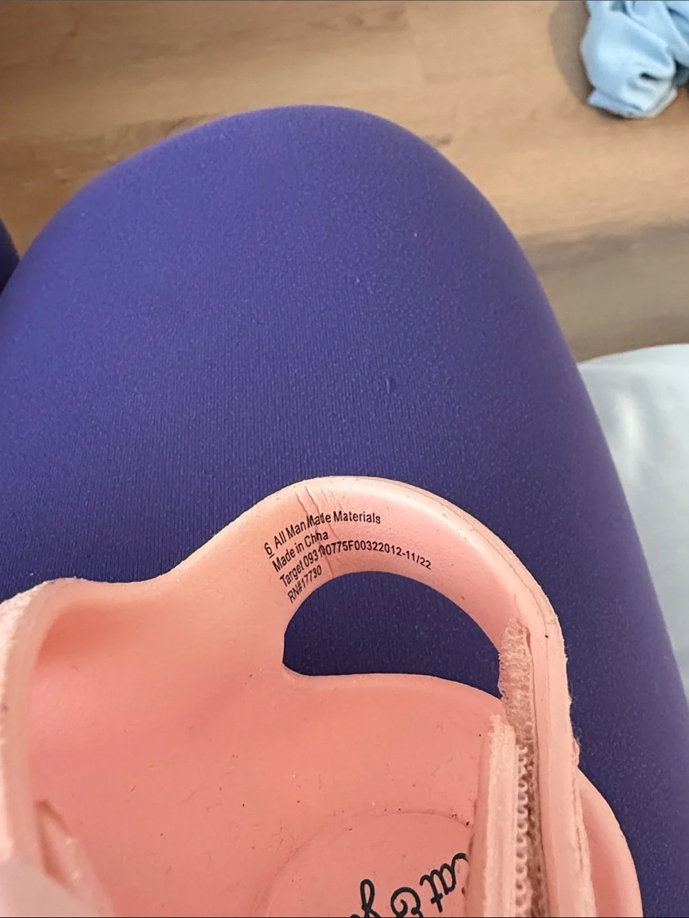 Cat & Jack Peach Glitter Jelly Sandals for Kids